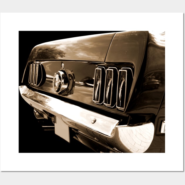 Classic Car Mustang Wall Art by Beate Gube